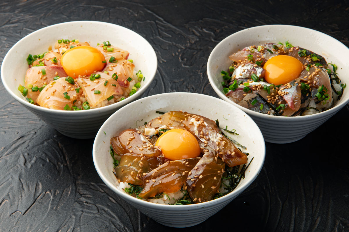 海鮮漬け丼